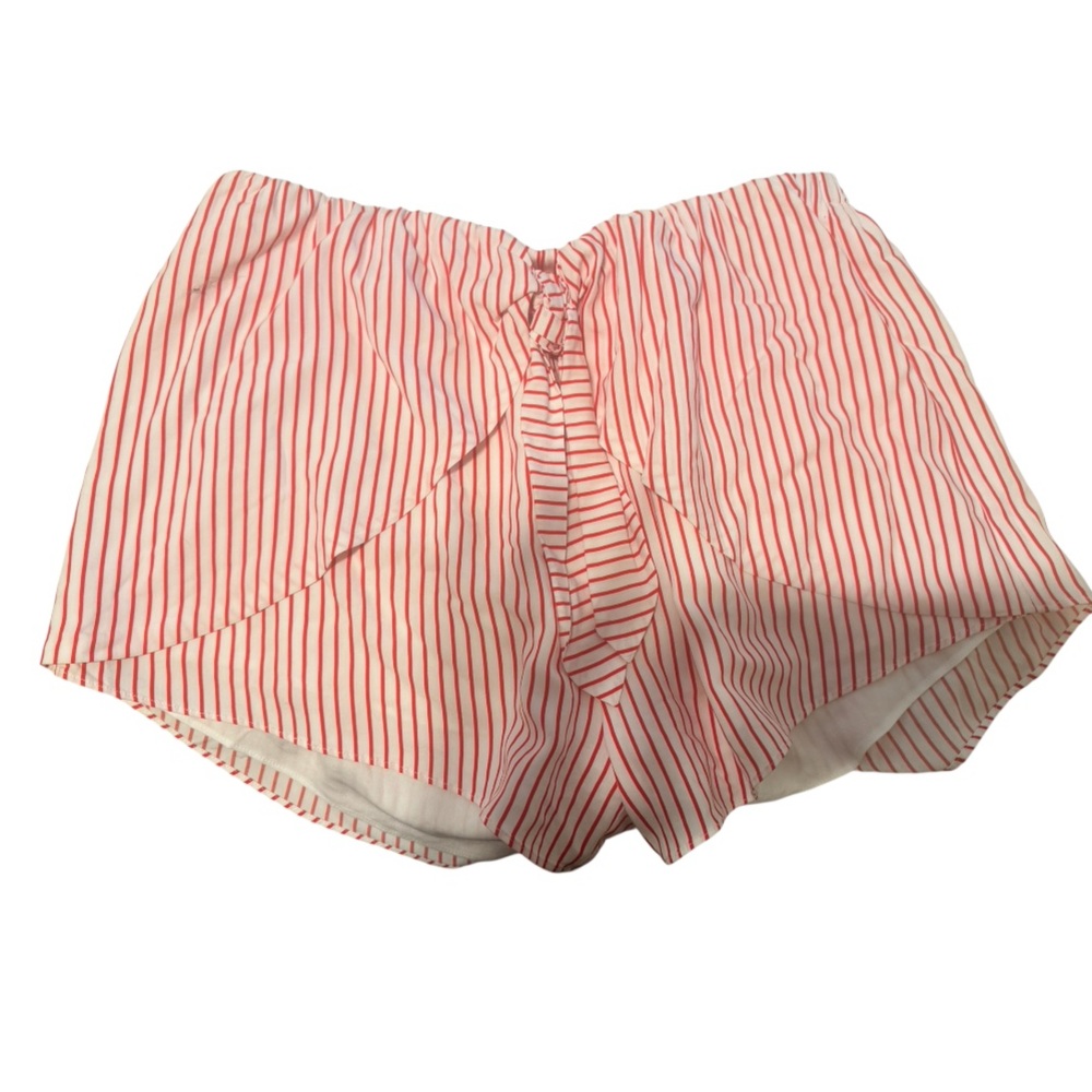 Gianni Bini Size Large Striped Red Women's Shorts